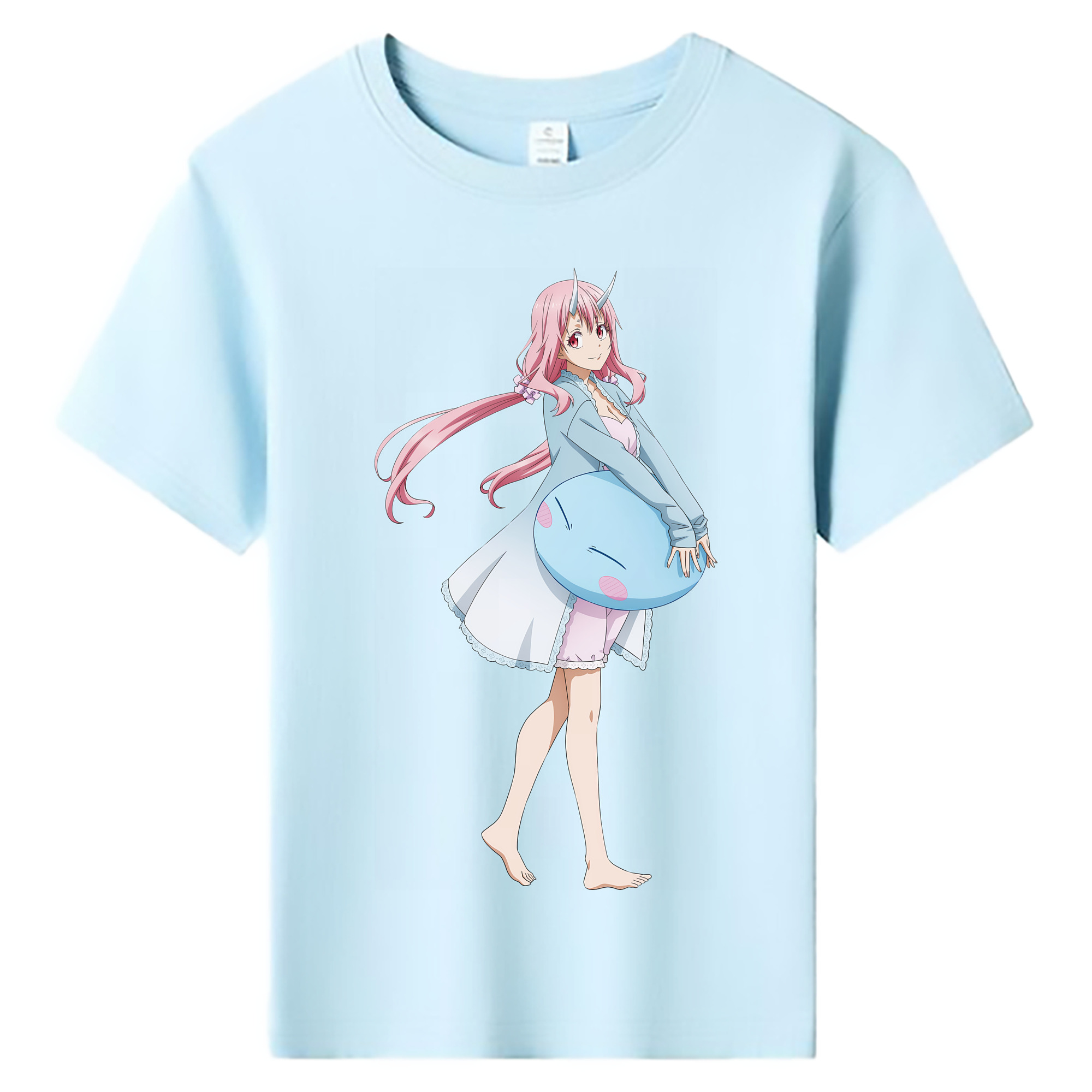 （画像用） 転スラ Regarding Reincarnated to Slime 綿100％キッズTシャツ（フロントプリント）